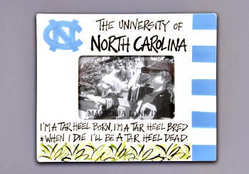 UNC Ceramic Photo Frame