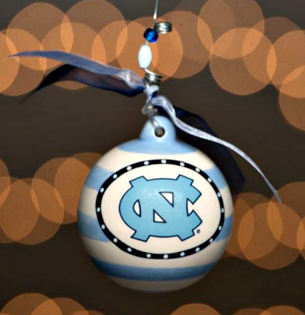 UNC Stripe Ornament **SOLD OUT**