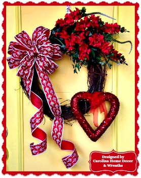 Valentine Wreath #6 - Hearts on Fire