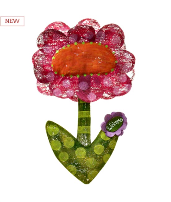 Welcome Flower Door Hanger **SOLD OUT**