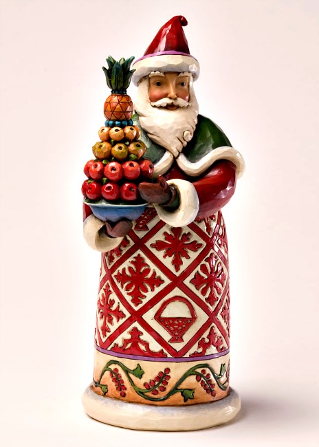 Feast and Be Festive Williamsburg Santa Figurine