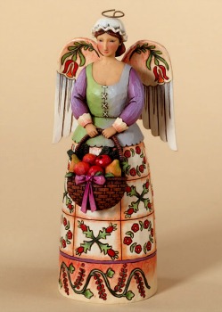 Christmas Bounty Williamsburg Angel Figurine